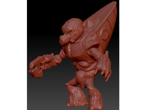 halo grunt high quality 'shell' creatures 3d print model - Mito3D