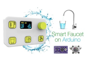 smart faucet arduino filter resource counter electronics 3d print model - Mito3D