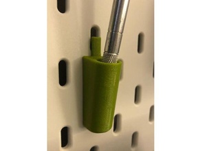 Ikea Skadis xacto Messer Halter Unterstützung Werkzeug Inhaber Boxen Exacto 3d print model - Mito3D