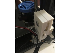 smart filament sensor & guide ender 3 mount 3d printer accessories creality ender-3 runout upgrade 3d print model - Mito3D
