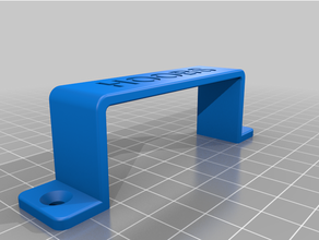 cerceaux mur monter organisation 3d print model - Mito3D
