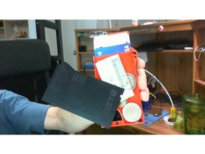 Clever Brieftasche unterschiedlich sperren Zubehör 3d print model - Mito3D