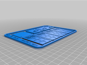 dr banka takım kart 3d baskı 3d print model - Mito3D