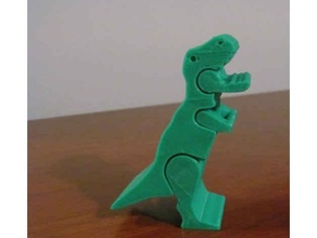 rex Tyrannosaurus drucken Ort mechanisch Spielzeuge Dinosaurier 3d print model - Mito3D