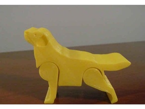 labrador retriever print place mechanical toys dog 3d print model - Mito3D
