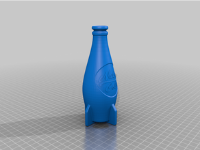 nuka cola vase planter food & drink 3d print model - Mito3D