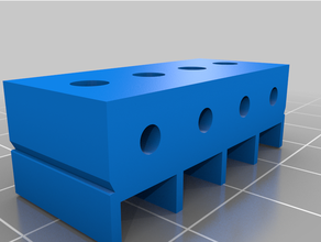 Terminal Streifen 3d Drucker Teile Block Verdrahtung 3d print model - Mito3D