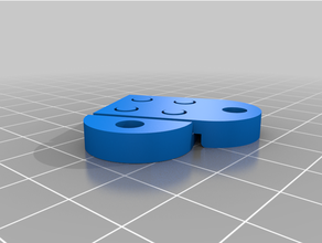 lego heart 3d printing valentine 3d print model - Mito3D