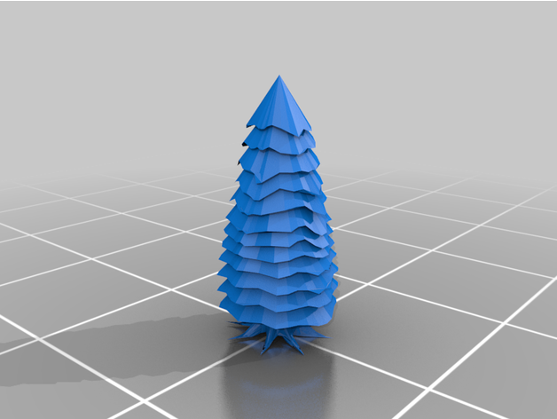 pinho árvore masmorras dragões modelos Natal arvores 3D print model - Mito3D