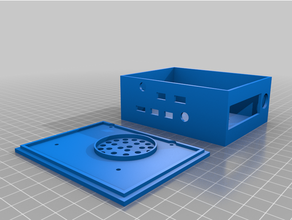 rasbperry pi 4 case x735 3d print model - Mito3D
