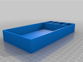 tool tray desk organiser 3d printer accessories tools holder organizer storage 3d print model - Mito3D
