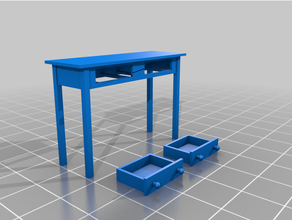 Mixeur salle table 1 25 échelle modèle meubles maison poupées poupée 3d print model - Mito3D