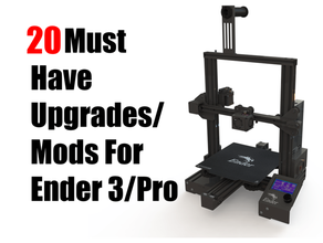20 Atualizações modificações ender 3 pró ventilador melhoria 3d impressora partes crialidade noctua 3d print model - Mito3D