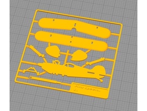kit cartão pitts s1 biplano brinquedo passatempo 3d print model - Mito3D