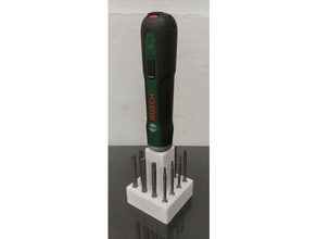 bosch elektrisch Schraubendreher Stand Werkzeug Inhaber Boxen Halter Unterstützung 3d print model - Mito3D