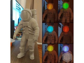 apollo astronaut lamp decor 3d print model - Mito3D
