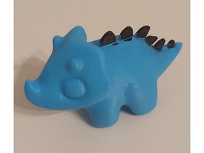 cute dinosaur toys & games 3d print model - Mito3D