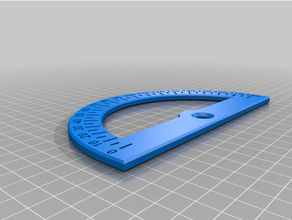 protractor angle meter 3d printer accessories finder gauge 3d print model - Mito3D