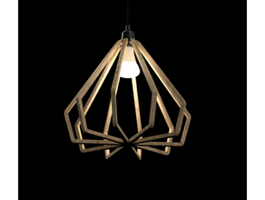 pendant lamp shade decor lampshade light 3d print model - Mito3D