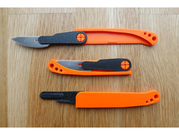 plegable bisturí cuchillo mano herramientas 3D print model - Mito3D