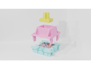 cherry mx style switch container hobby keycap keycaps mechanical keyboard 3d print model - Mito3D