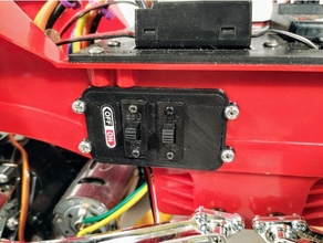 clodbuster battery slot blanks vehicles blank bullhead clod buster filler plug tamiya 3d print model - Mito3D