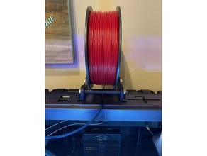 qidi maker centering filament roller assembly 3d printer accessories spool holder x-maker 3d print model - Mito3D