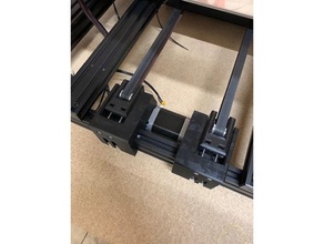 cr10 max rear bracket 3d printer parts 3d print model - Mito3D