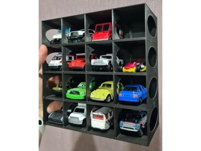16 hotwheels cars garage toys & games toy 3d print model - Mito3D
