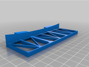 incurvé Plate forme DIY pont 3d print model - Mito3D