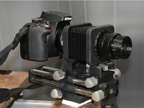 el Nikkor umkehren Nikon montieren Adapter Kamera Linse Kapuze 3d print model - Mito3D