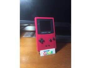 gameboy color stand v2 video games gbc gbcolor nintendo retro gaming videogame videogames 3d print model - Mito3D