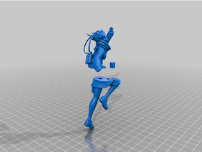 imprimible detallado himiko toga figura juguetes juegos 3d print model - Mito3D