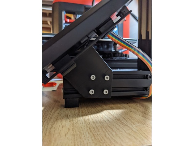 Vertikale lcd montieren Voxelab Aquila 3d Drucker Teile 3D print model - Mito3D