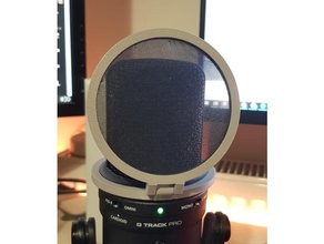 Sansón g track Pro popular filtrar audio micrófono popfilter 3d print model - Mito3D