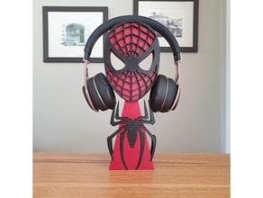 Örümcek Adam kulaklık ayakta durmak ses çizgi roman hediye Kulp destek hayret mcu örümcek spider man 3d print model - Mito3D