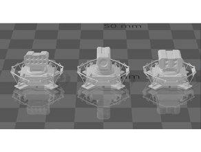 statique défenses collection modélisateurs Jeux américain mecha Fighttech sriaque syllogie 3d print model - Mito3D