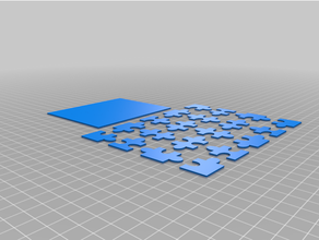 puzzle 3d print model - Mito3D