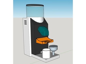 rancilio rocky filter cup holder alternative brewing kitchen & dining aeropress coffeholder grinder lever mocca v60 3d print model - Mito3D