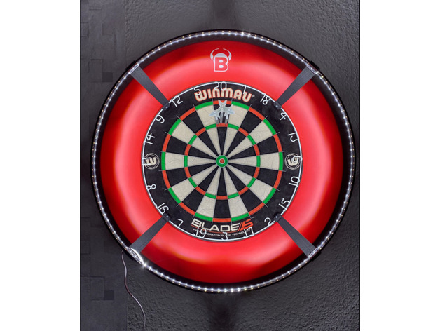 dartboard led ring sport & outdoors corona dart darts light steeldarts 3D print model - Mito3D