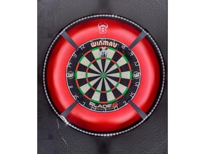dartboard led ring sport & outdoors corona dart darts light steeldarts 3d print model - Mito3D