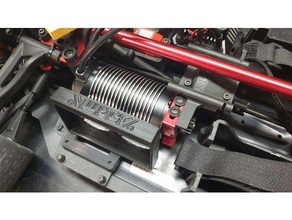 apoyo doble ventilador 40mm arrma delito infracción límites vehiculos 3d print model - Mito3D
