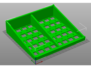 mechanical keyboard switch lube station 40 slots diy cherry mx 3d print model - Mito3D