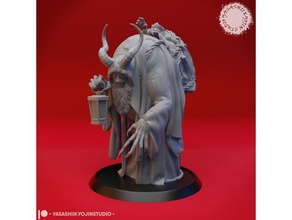 krampus - tabletop miniature toys & games christmas creature demon dnd fantasy monster ttrpg xmas 3d print model - Mito3D