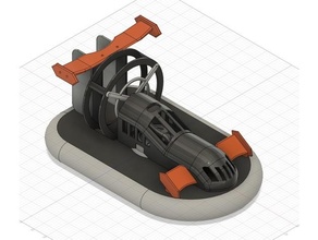 rc Hoovercraft vehiculos 3d print model - Mito3D