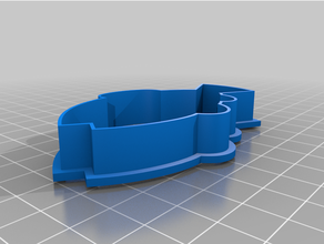 fish cookie cutter kitchen & dining 3d print model - Mito3D