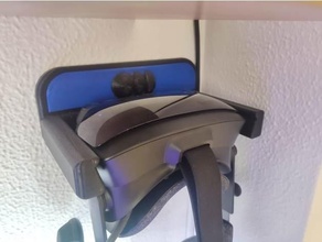 valvola Wall Mount sicuro auricolare controllori video Giochi titolare supporto realta virtuale realtà vr parete 3d print model - Mito3D