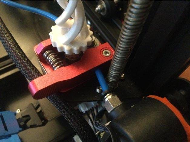 extruder knob helix motion indicator 3d printer extruders 3D print model - Mito3D
