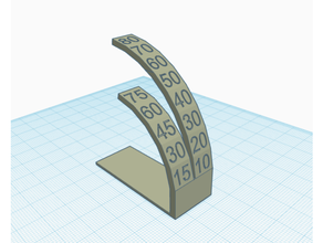 sencillo mini sobresalir calibración prueba 3d impresión pruebas 3d print model - Mito3D