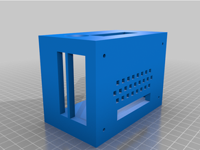 enclos lcd Cas gaine Makerhawk framboise pi 4 monter 3d print model - Mito3D